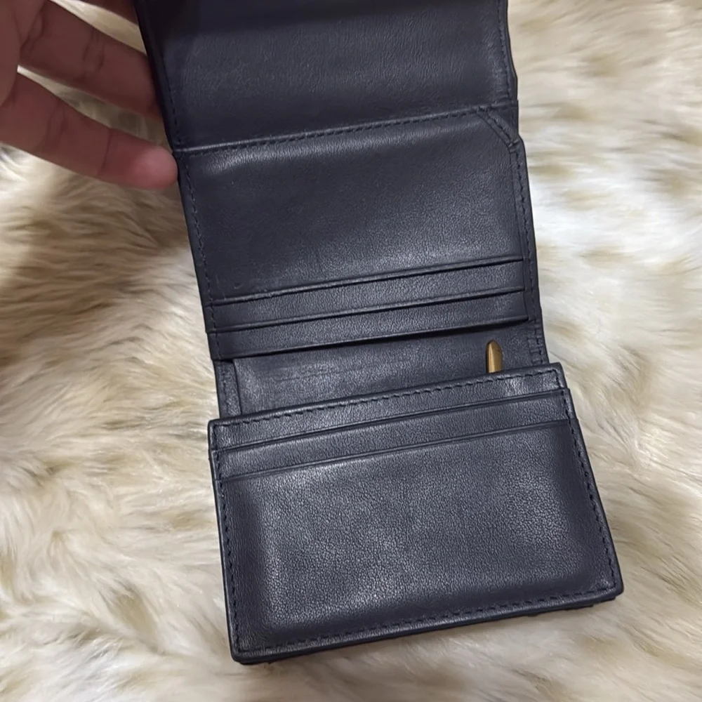 Christian  Dior Leather Card Holder Saddle